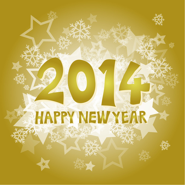 New year 2014 - Vektor, kép