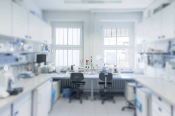 Laboratory interior out of focus - Foto, imagen