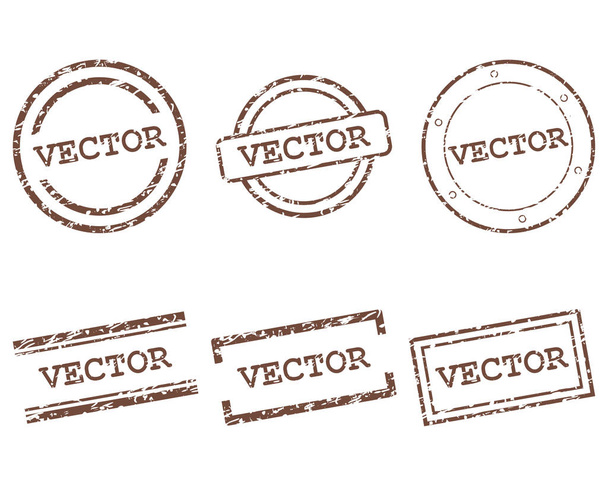 Vektor bélyegek - Vektor, kép