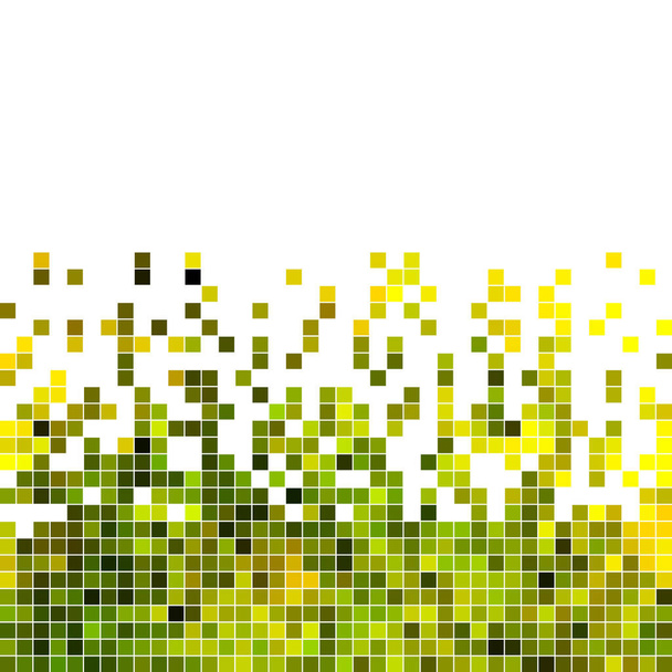 abstract vector met vierkante pixels mozaïek achtergrond - Vector, afbeelding