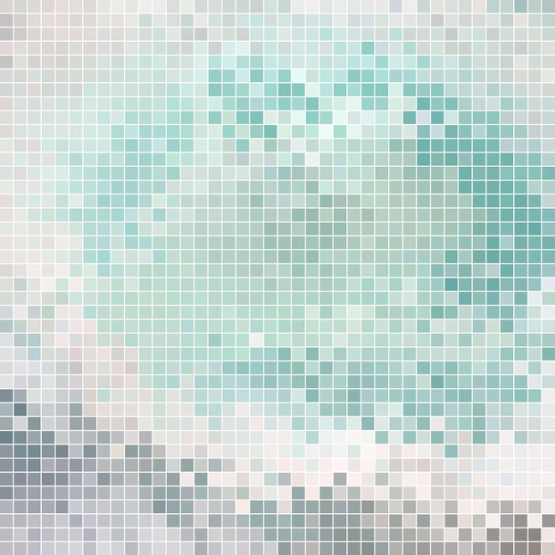 abstrakter Vektor quadratischer Pixelmosaik Hintergrund - Vektor, Bild