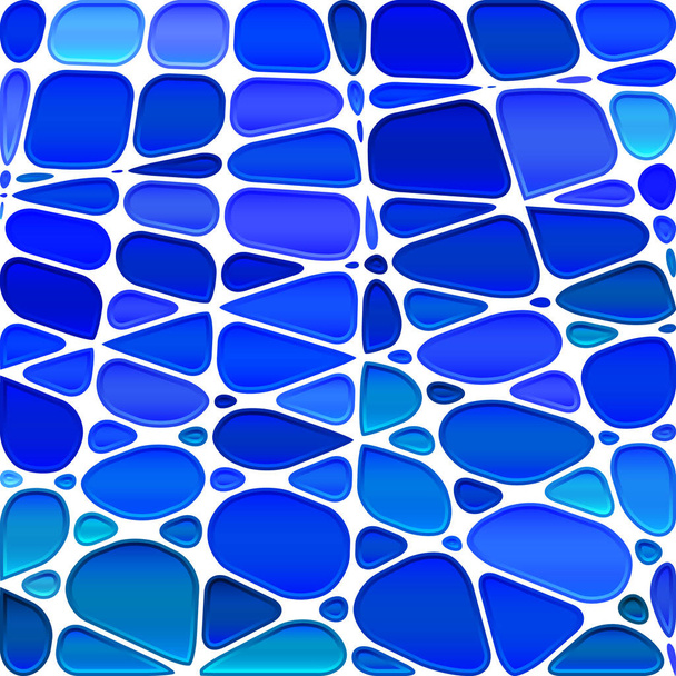 vector abstracto manchado de vidrio mosaico de fondo - Vector, Imagen