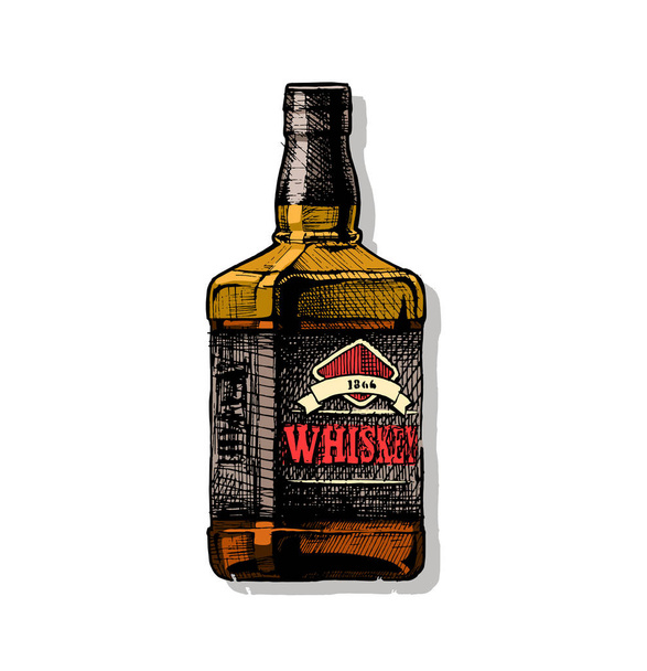 illustrazione di whisky
 - Vettoriali, immagini