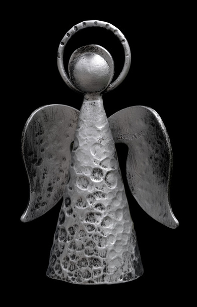 Metal estilizado forjado anjo com um halo
 - Foto, Imagem