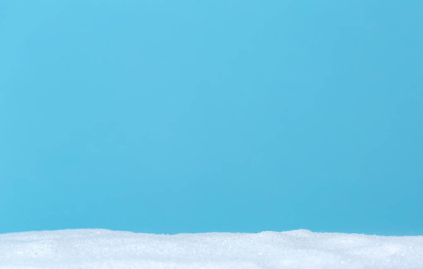 Winter snow and sky background - Valokuva, kuva