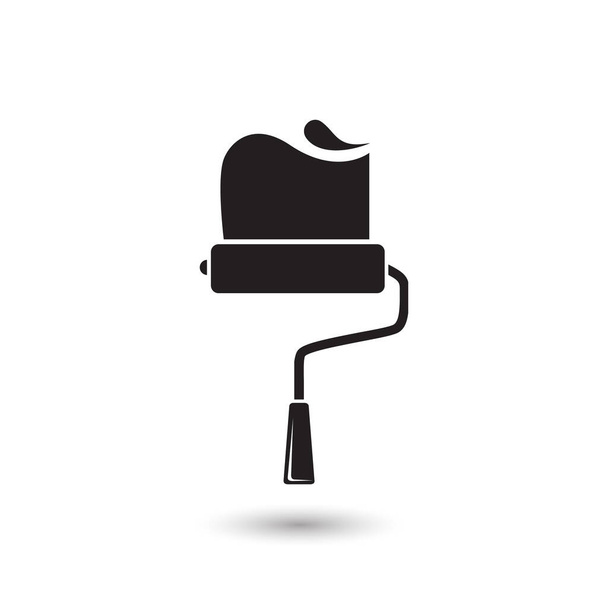 Paint roller icon. Vector illustration - Vector, Image