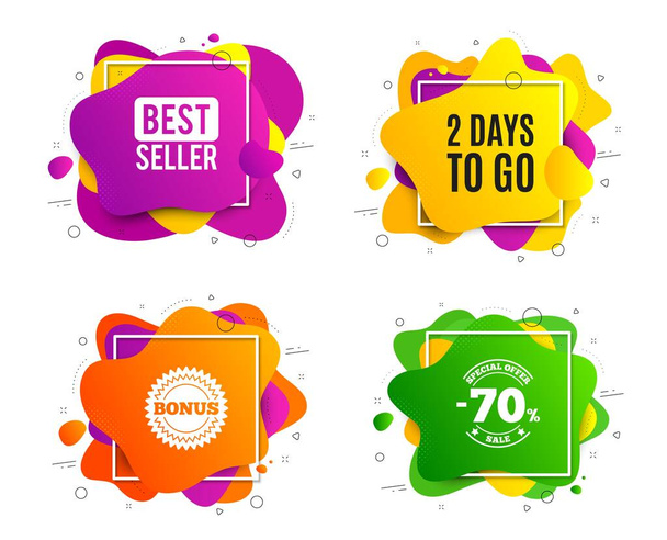 2 days to go symbol. Special offer price sign. Vector - Vector, afbeelding