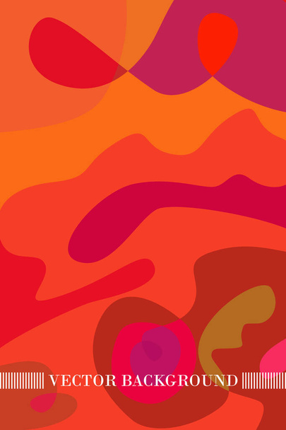 Beautiful abstract spots vector illustration of grunge texture - Вектор, зображення