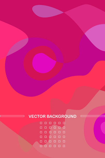 Beautiful abstract spots vector illustration of grunge texture - Vector, Image