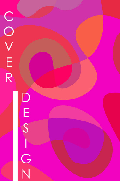 Beautiful abstract spots vector illustration of grunge texture - Vecteur, image