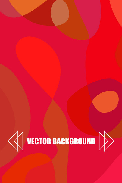 Beautiful abstract spots vector illustration of grunge texture - Вектор,изображение