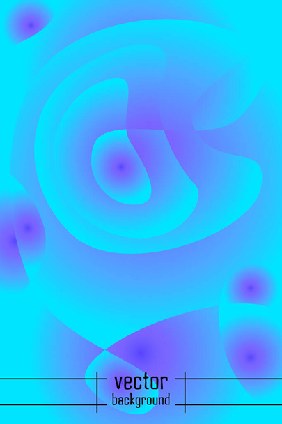 Abstract color modern geometric spots, vector background - Vektor, obrázek