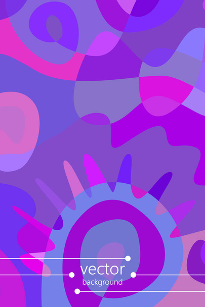 Beautiful abstract spots vector illustration of grunge texture - Διάνυσμα, εικόνα