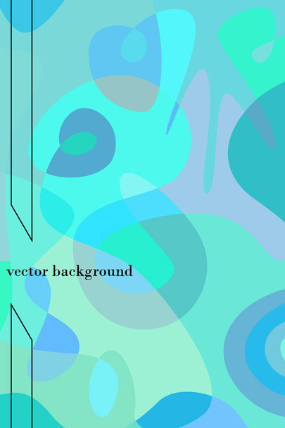 Beautiful abstract spots vector illustration of grunge texture - Wektor, obraz