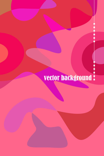 Beautiful abstract spots vector illustration of grunge texture - Vektör, Görsel