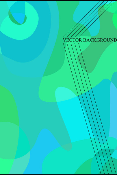 Beautiful abstract spots vector illustration of grunge texture - Vector, afbeelding