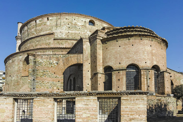 Rotunda Roman Temple w Salonikach, Grecja - Zdjęcie, obraz