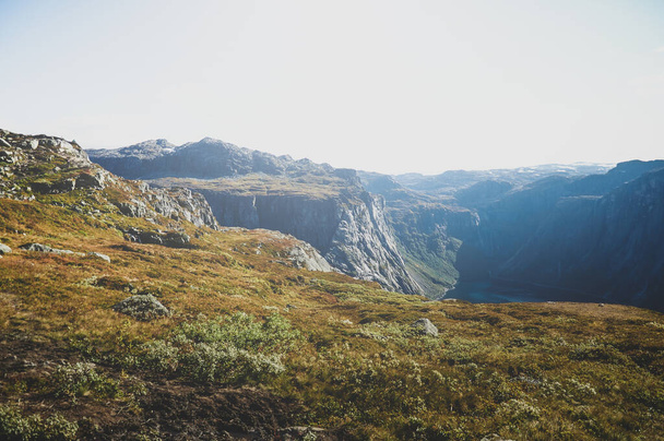 Scenic view of Norvegian national park - Foto, Bild