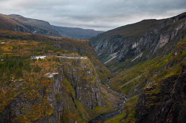 Beautiful Norvegian national park at autumn. - Foto, Imagem