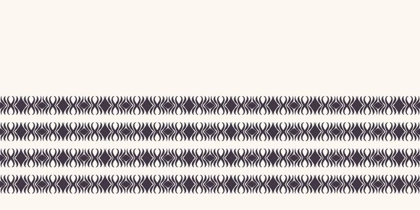  nahtlose Muster handgezeichneten ornamentalen Streifen Hintergrund. geometrischer ethnischer Stammesstreifen. Vektor Linie Kunst Band Kantenschnitt - Vektor, Bild