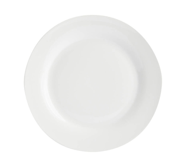 λευκό απλό μοντέρνο χρώμα πλάκα - Απλό σκίτσο συλλογή σερβίτσιο - λευκό χρώμα πιάτα σερβίτσιο - Φωτογραφία, εικόνα