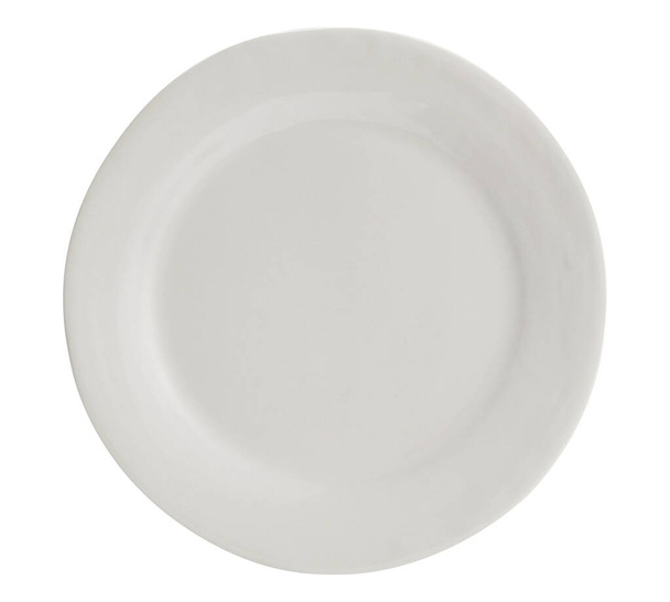 Empty color dish plate background - Empty porcelain color dish of dining plates. - Photo, Image