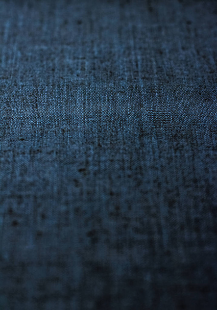 Διακοσμητικά λινό μπλε τζιν ύφασμα υφή φόντο για Inter - Φωτογραφία, εικόνα