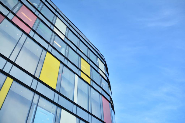 The windows of a modern building for offices. Business buildings architecture. - Photo, Image