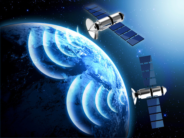 satelitní přenos dat v prostoru - Fotografie, Obrázek
