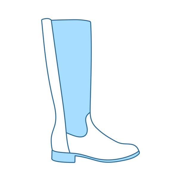Autumn Woman Boot Icon - Vector, Image