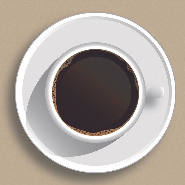 Cup of coffee - Vektor, Bild