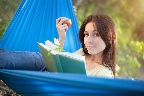 Relaxing in a Hammock - Photo, Image