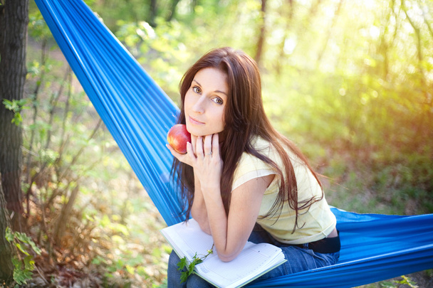 Relaxing in a Hammock - Photo, Image