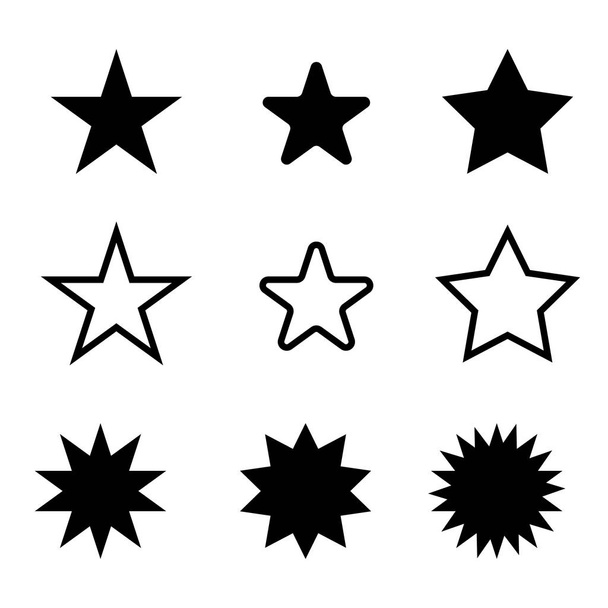 Σύμβολο συμβόλων αστεριών - Διάνυσμα, εικόνα