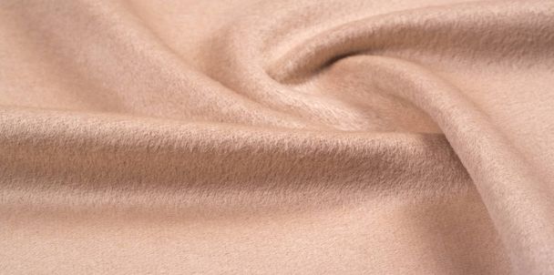 Patrón, textura, fondo, tejido beige de lana caliente. Esta clase
 - Foto, Imagen