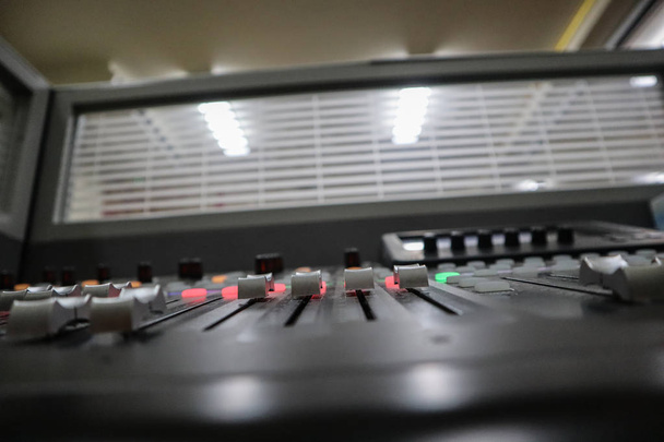 Professional sound mixer closeup - Photo, Image