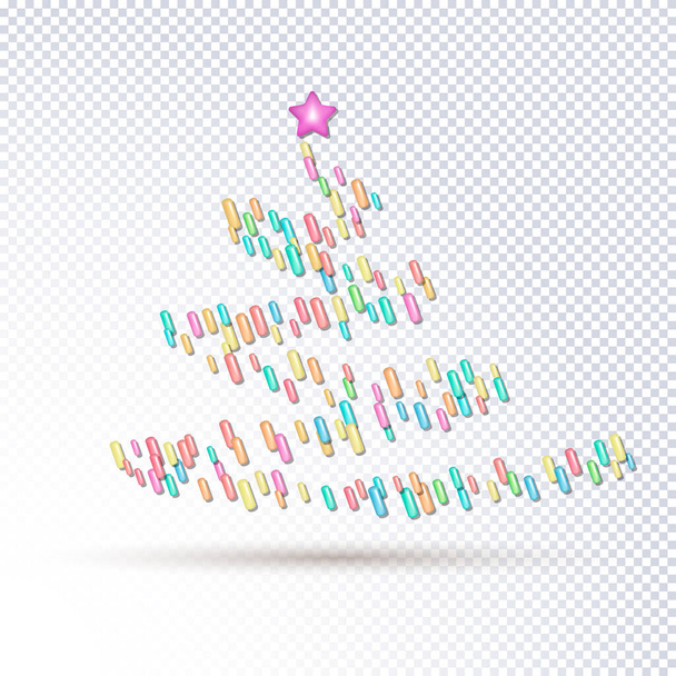Рождественские елки со сладким зерном
 - Вектор,изображение