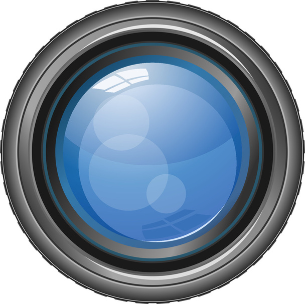 Camera photo lens, vector. - Vector, Image