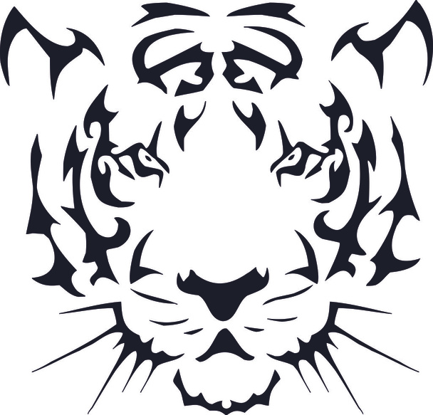 tatuaż tygrys - Wektor, obraz