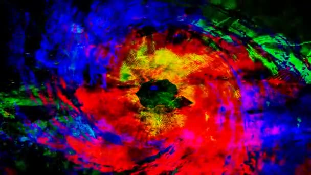 Dark Trippy pyörivä pyörremyrsky syklonisella abstraktilla muodolla - 4K Saumaton silmukka Motion Background Animaatio
 - Materiaali, video