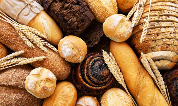 Assortment of baked bread - Photo, Image