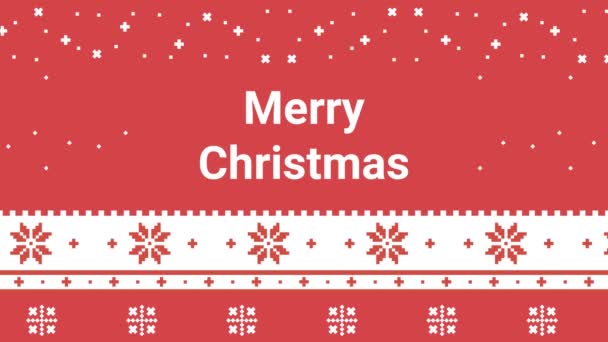 Nový rok a Veselé Vánoce slavnostní pixel vzor pro dovolenou. Tradiční Laplandský vektorový vzor, výšivkové ornamenty lidového umění z Norska, Švédska, Finska, Ukrajiny, Polska a Ruska.  - Záběry, video