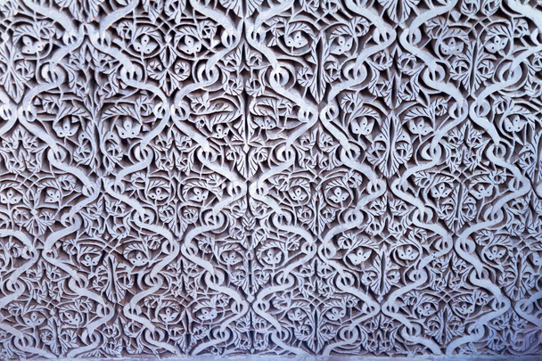 Details des dekorierten Interieurs in Marokko - Foto, Bild
