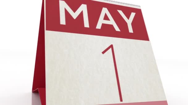 Dia 2 de Maio. mudança de calendário para animação de 2 de maio
 - Filmagem, Vídeo