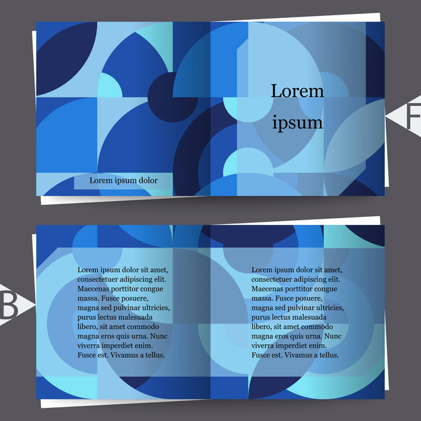 Grafische Darstellung. abstrakter Hintergrund mit geometrischem Muster. Broschüre Vorlage. eps10 Vektorabbildung - Vektor, Bild