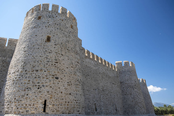 Château Mamure "Mamure Kalesi" sur la côte de la mer Méditerranée Anamur, province de Mersin, Turquie
 - Photo, image