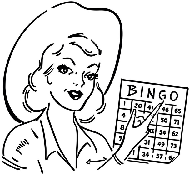Bingo Gal - Vettoriali, immagini