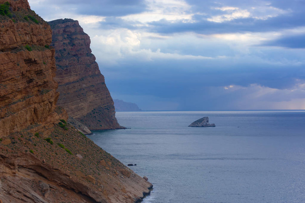 Benidorm Cliffs in Alicante (Spain) - Valokuva, kuva
