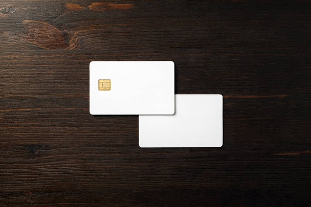 空白の銀行カード - 写真・画像