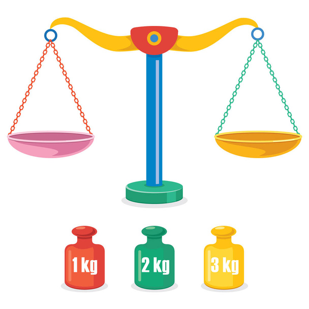 Scales Of Justice, Weight
 - Вектор,изображение